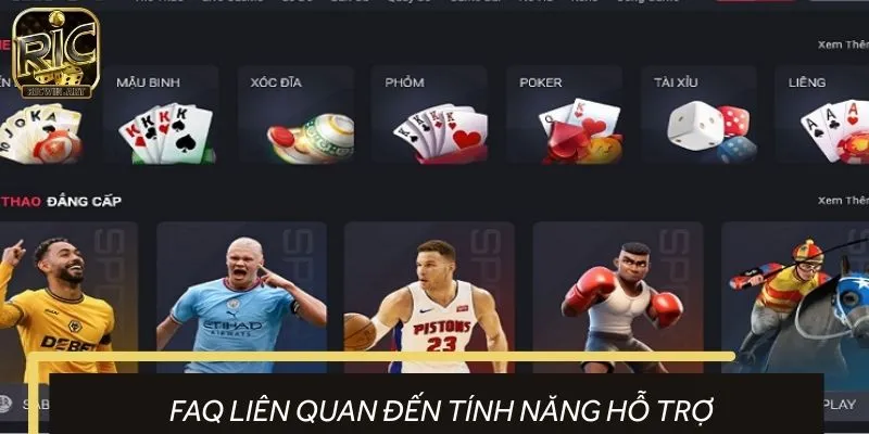 Các tính năng hỗ trợ tại cổng game là nội dung nhiều người chơi quan tâm