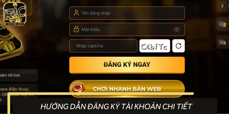 Chi tiết hướng dẫn đăng ký tài khoản đơn giản, không có thao tác phức tạp