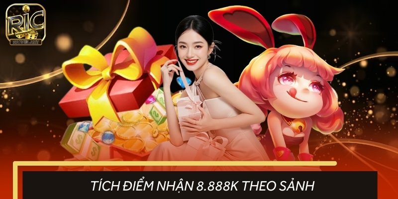 Cách tích điểm đổi lì xì hội viên 8.888K cho hội viên ở từng sảnh