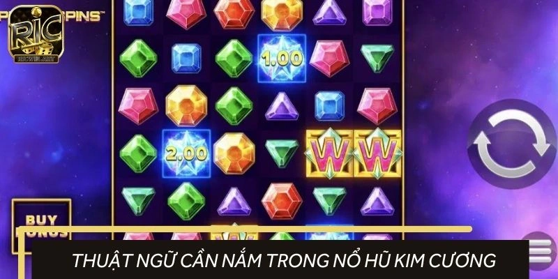 Thuật ngữ cần nắm khi trải nghiệm tại kim cương slot