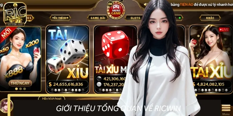 RICWIN là cổng game triệu đô ra mắt thị trường từ năm 2019